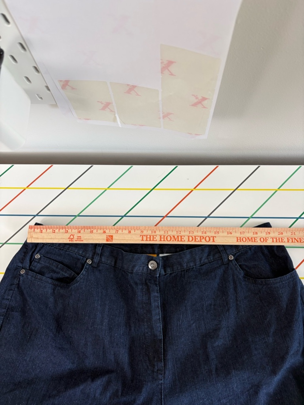 Ruby Rd. Woman Jeans in Deep Indigo size 22W in EUC elastic waist - Picture 10 of 10